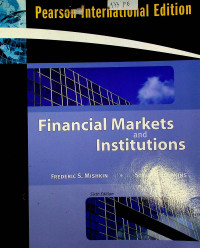 Image of Financial Markets and Institutions