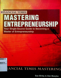 Image of FINANCIAL TIMES MASTERING ENTREPRENEURSHIP