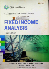 Image of FIXED INCOME ANALYSIS, Third Edition