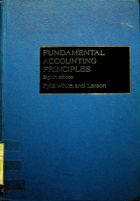 Image of FUNDAMENTAL ACCOUNTING PRINCIPLES, Eighth Edition