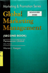 Image of Global Marketing Management = Pemasaran Global (Buku Kedua)