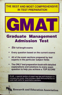 Image of GMAT : Graguate Management Admission Test