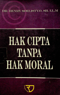 Image of HAK CIPTA TANPA HAK MORAL