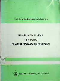 Image of HIMPUNAN KARYA TENTANG PEMBORONGAN BANGUNAN