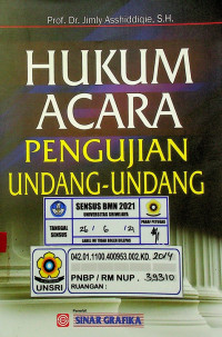Image of HUKUM ACARA PENGUJIAN UNDANG-UNDANG