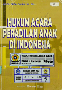 Image of HUKUM ACARA PERADILAN ANAK DI INDONESIA