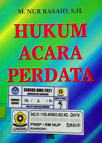 Image of HUKUM ACARA PERDATA