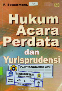 Image of Hukum Acara Perdata dan Yurisprudensi