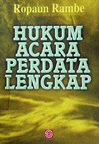 Image of HUKUM ACARA PERDATA LENGKAP