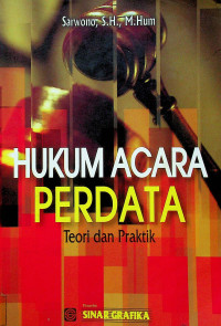 Image of HUKUM ACARA PERDATA Teori dan Praktik