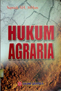 Image of HUKUM AGRARIA