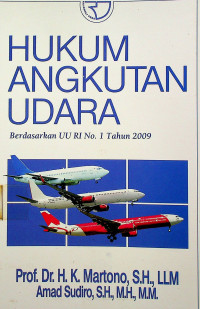 Image of HUKUM ANGKUTAN UDARA Berdasarkan UU RI No.1 Tahun 2009