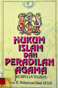 Image of HUKUM ISLAM DAN PERADILAN AGAMA (KUMPULAN TULISAN)