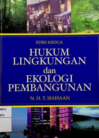 Image of HUKUM LINGKUNGAN dan EKOLOGI PEMBANGUNAN, EDISI KEDUA