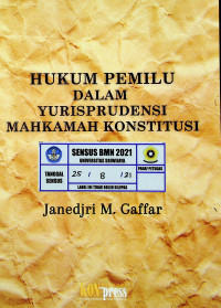 Image of HUKUM PEMILU DALAM YURISPRUDENSI MAHKAMAH KONSTITUSI