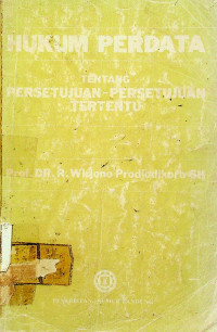 Image of HUKUM PERDATA TENTANG PERSETUJUAN-PERSETUJUAN TERTENTU