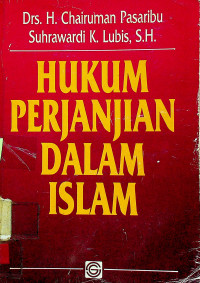 Image of HUKUM PERJANJIAN DALAM ISLAM