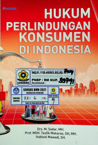 Image of HUKUM PERLINDUNGAN KONSUMEN DI INDONESIA