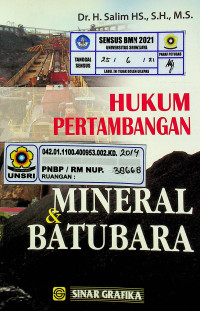 Image of HUKUM PERTAMBANGAN: MINERAL & BATUBARA