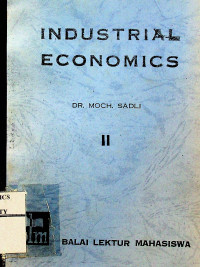 Image of INDUSTRIAL ECONOMICS