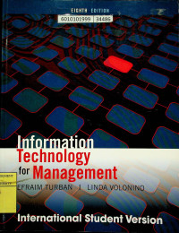 Image of Information Technology for Management, EIGHTH EDITION