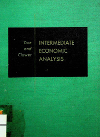 Image of INTERMADIATE ECONOMIC ANALYSIS
