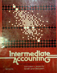 Image of Intermediate Accounting comprehensive volume, Sixth Edition
