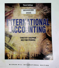 Image of INTERNATIONAL ACCOUNTING: Third Edition