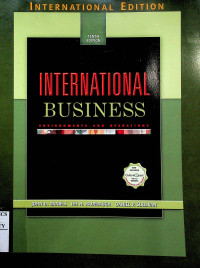 Image of INTERNATIONAL BUSINESS : ENVIRONMENTS AND OPERATIONS