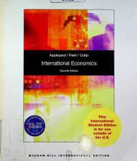 Image of International Economics, Seventh Edition