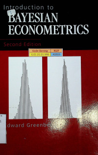 Image of Introduction to BAYESIAN ECONOMETRICS Second Edition