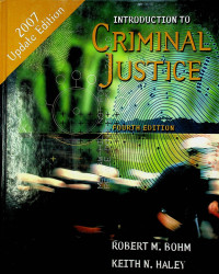 Image of INTRODUCTION TO CRIMINAL JUSTICE, FOURTH EDITION