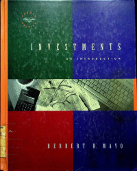 Image of INVESTMENTS : AN INTRODUCTION, FOURTH EDITION