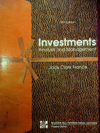 Image of Investments: Analysis and Management, Fifth Edition