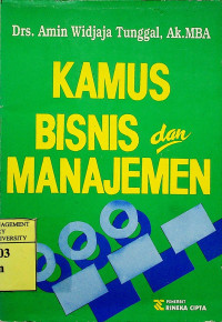 Image of KAMUS BISNIS dan MANAJEMEN