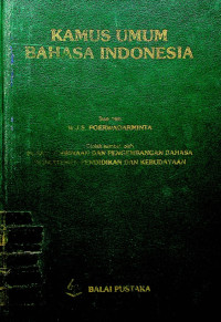 Image of KAMUS UMUM BAHASA INDONESIA