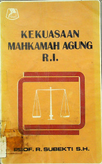 Image of KEKUASAAN MAHKAMAH AGUNG R.I