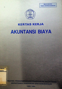 Image of KERTAS KERJA AKUNTANSI BIAYA
