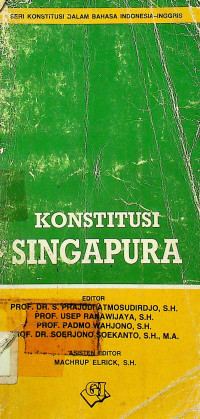 Image of KONSTITUSI SINGAPURA