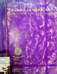 Image of KUMPULAN MAKALAH DIES NATALIS KE- 28UNIVERSITAS SRIWIJAYA