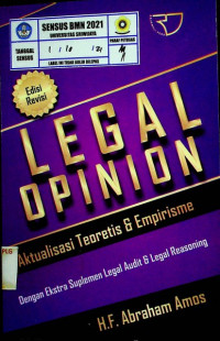 Image of LEGAL OPINION: Aktualisasi Teoritis & Empiris: Edisi Revisi