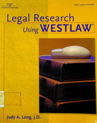 Image of Legal Research Using WESTLAW