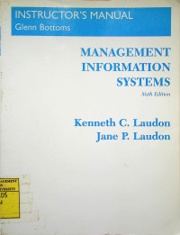 Image of MANAGEMENT INFORMATIONS SYSTEMS, Sixth Edition