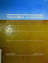 Image of MANAGERIAL ACCOUNTING, Second Edition