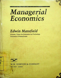 Image of Managerial Economics