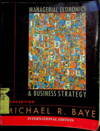 Image of MANAGERIAL ECONOMICS & BUSINESS STRATEGY, THIRD EDITION