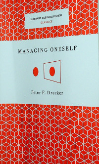 Image of MANAGING ONESELF