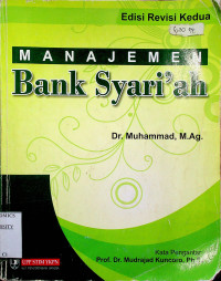 Image of MANAJEMEN Bank Syari'ah, Edisi Revisi Kedua