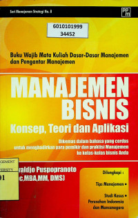Image of MANAJEMEN BISNIS : Konsep, Teori dan aplikasi