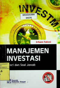 Image of MANAJEMEN INVESTASI : Teori dan Soal Jawab